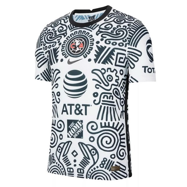 Tailandia Camiseta Club América 3ª Kit 2020 2021 Blanco